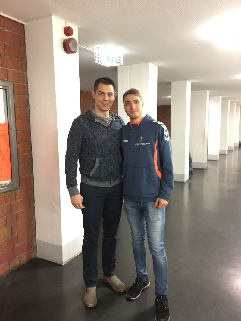 Carsten Straube (li.) und Hannes Schöbel (re.) vertraten den BVSA als Schiedsrichter vor Ort. //Foto: BVSA